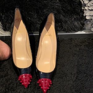 Authentic Christian Louboutin patent Spiked Heel